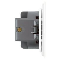 Выключатель одноклавишный Мия (белая магнолия) / Stekker RSW10-3103-01