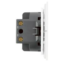 Выключатель двухклавишный Мия (белая магнолия) / Stekker RSW10-3104-01