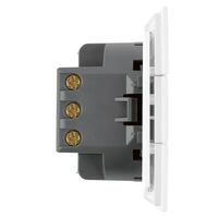 Выключатель трехклавишный Мия (белая магнолия) / Stekker RSW10-3108-01