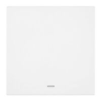 Выключатель одноклавишный c индикатором Мия (белая магнолия) / Stekker RSW10-3101-01