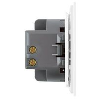 Переключатель одноклавишный Мия (белая магнолия) / Stekker RSW10-3105-01