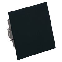 Выключатель одноклавишный Мия (черный бархат) / Stekker RSW10-3103-05