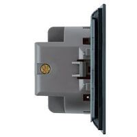 Выключатель одноклавишный Мия (черный бархат) / Stekker RSW10-3103-05