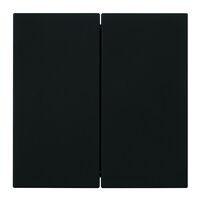 Выключатель двухклавишный Мия (черный бархат) / Stekker RSW10-3104-05