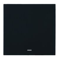 Выключатель одноклавишный c индикатором Мия (черный бархат) / Stekker RSW10-3101-05