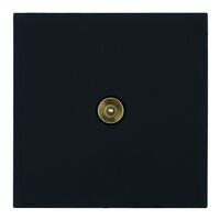 Розетка TV Мия (черный бархат) / Stekker RST00-3108-05
