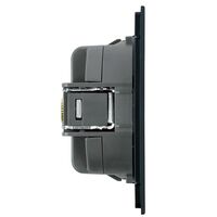 Розетка TV Мия (черный бархат) / Stekker RST00-3108-05