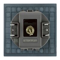 Розетка TV Мия (черный бархат) / Stekker RST00-3108-05