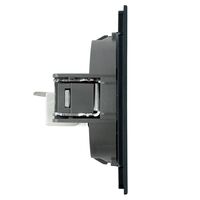 Розетка RJ-45 Мия (черный бархат) / Stekker RST00-3117-05