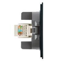 Розетка RJ-45 Мия (черный бархат) / Stekker RST00-3117-05