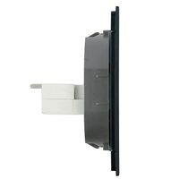 Розетка RJ-45 двойная Мия (черный бархат) / Stekker RST00-3111-05