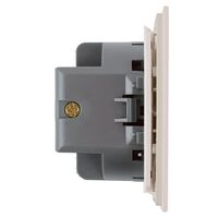 Выключатель одноклавишный Мия (пудровый жемчуг) / Stekker RSW10-3103-08