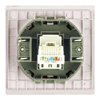 Розетка RJ-45 Мия (пудровый жемчуг) / Stekker RST00-3117-08