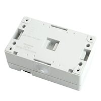 Блок: розетка с/з и крышкой и выключатель двухклавишный Велена (серый/графит) / Stekker PST16-11-54/10-121-54