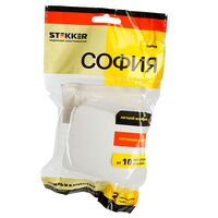 Выключатель одноклавишный София (белый) / Stekker MSW10-10-01