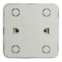 Выключатель одноклавишный София (серебро) / Stekker MSW10-10-03