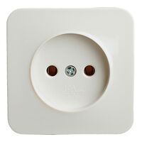 Розетка без заземления София (белый) / Stekker MST10-11-01