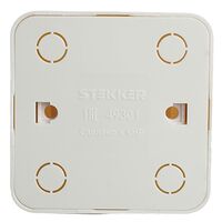 Розетка без заземления София (белый) / Stekker MST10-11-01