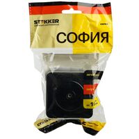 Розетка TV София (черный) / Stekker MST00-10-02