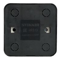 Розетка без заземления София (черный) / Stekker MST10-11-02