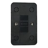 Розетка двойная без заземления София (черный) / Stekker MST10-12-02