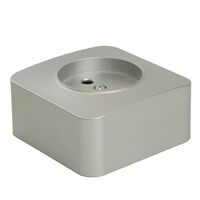 Розетка без заземления София (серебро) / Stekker MST10-11-03