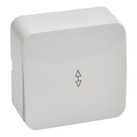 Переключатель одноклавишный София (белый) / Stekker MSW10-12-01