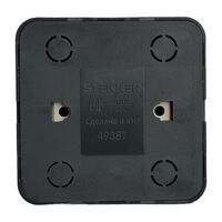 Переключатель одноклавишный София (черный) / Stekker MSW10-12-02