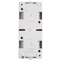 Блок вертикальный.: розетка с/з и крышкой и выключатель двухклавишный Велена (серый/графит) / Stekker PST16-11-54V/10-121-54