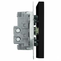 Выключатель одноклавишный Эмили (черный уголь) / Stekker RSW10-5103-05