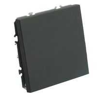 Переключатель одноклавишный Эмили (черный уголь) / Stekker RSW10-5105-05