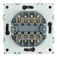 Переключатель перекрестный двухклавишный Эмили (антрацит) / Stekker RSW10-5111-09