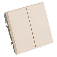 Переключатель перекрестный двухклавишный Эмили (кашемир) / Stekker RSW10-5111-08