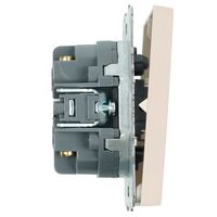 Переключатель перекрестный двухклавишный Эмили (кашемир) / Stekker RSW10-5111-08