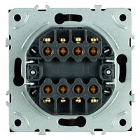 Переключатель перекрестный двухклавишный Эмили (черный уголь) / Stekker RSW10-5111-05