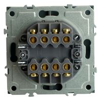 Переключатель перекрестный двухклавишный Эмили (черный уголь) / Stekker RSW10-5111-05