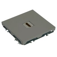 Розетка HDMI Эмили (платиново-серый) / Stekker RST00-5118-10