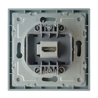 Розетка HDMI Эмили (платиново-серый) / Stekker RST00-5118-10