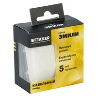 Кабельный вывод Эмили (белый фарфор) / Stekker RST00-5119-01