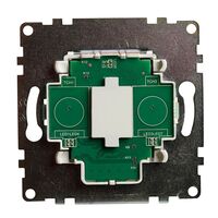 Сенсорный выключатель одноклавишный Катрин (черный) / STEKKER GLS2-7203-05