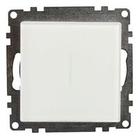 Сенсорный выключатель одноклавишный Катрин (белый) / STEKKER GLS2-7203-01