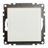 Сенсорный выключатель одноклавишный Катрин (белый) / STEKKER GLS2-7203-01