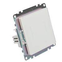 Сенсорный выключатель двухклавишный Катрин (белый) / STEKKER GLS2-7204-01