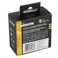 Выключатель двухклавишный самовозвратный Эмили (белый фарфор) / Stekker RSW10-5113-01