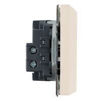 Выключатель одноклавишный самовозвратный Эмили (кашемир) / Stekker RSW10-5112-08