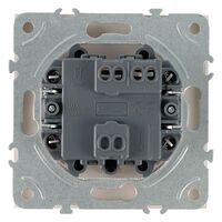 Выключатель одноклавишный самовозвратный Эмили (кашемир) / Stekker RSW10-5112-08