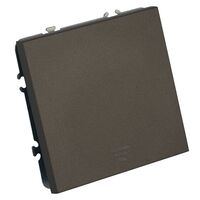 Выключатель одноклавишный самовозвратный Эмили (антрацит) / Stekker RSW10-5112-09