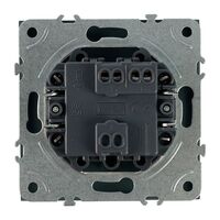 Выключатель одноклавишный самовозвратный Эмили (антрацит) / Stekker RSW10-5112-09