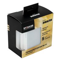 Терморегулятор Wi-Fi Эмили (белый фарфор) / Stekker RSW00-5119-01