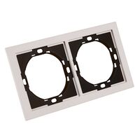 Рамка на 2 поста Мия (пудровый жемчуг) / Stekker PFR00-3002-08